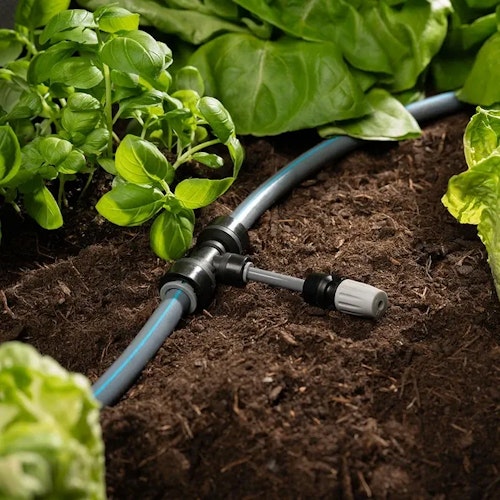 Biohort Bewässerungs-System für Hochbeet, Pflanzbeet Belvedere, Gewächshaus Florentina