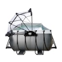 Vorschaubild Exit rechteckiger Rahmenpool mit Sandfilteranlage, Wärmepumpe und Sonnendach