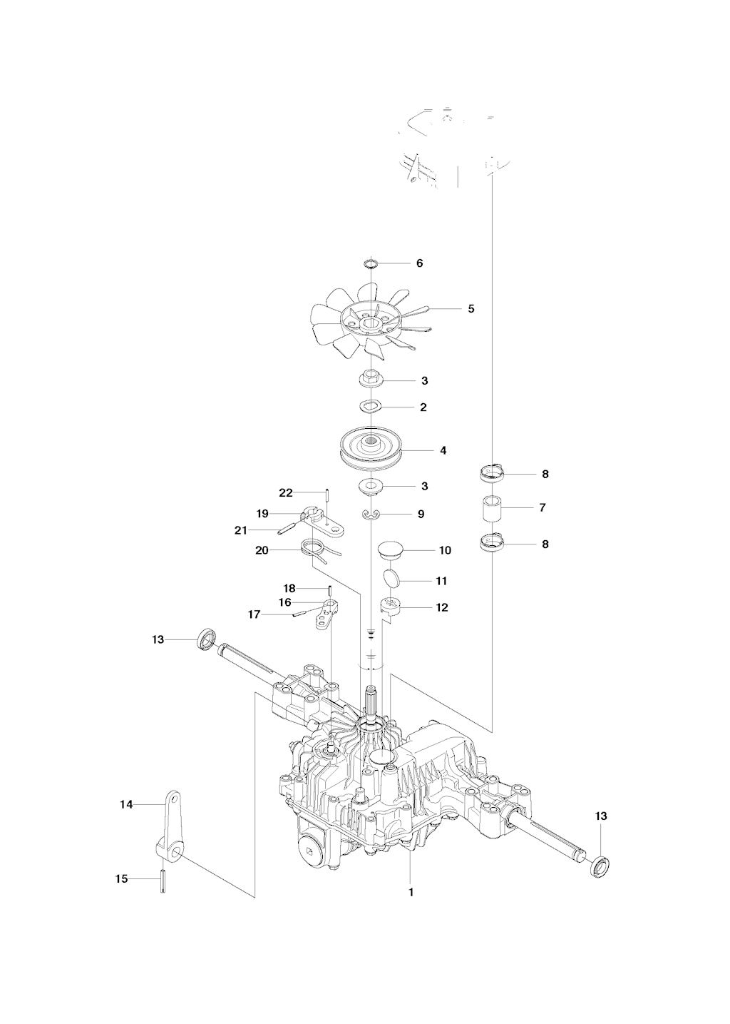 Explosionszeichnung Ersatzteile