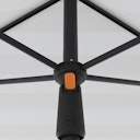 Vorschaubild doppler Mittelmastschirm myZONE 190 x 125 Manual, Stahl Anthrazit / 100 % Polyester 180 g/m² 