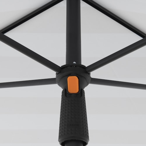 doppler Mittelmastschirm myZONE 190 x 125 Manual, Stahl Anthrazit / 100 % Polyester 180 g/m² 