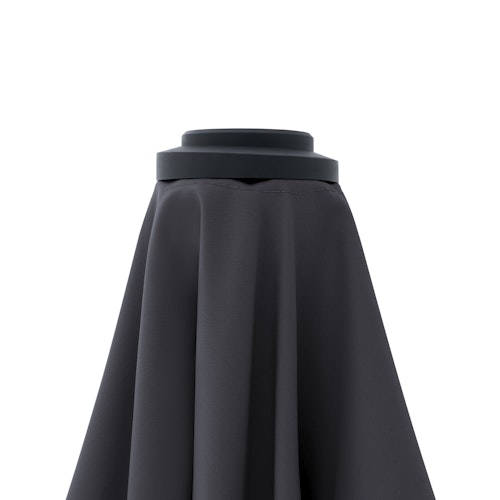 doppler Mittelmastschirm LIFE 180 Lift, Aluminium Anthrazit / 100 % Polyester 180 g/m²