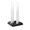 Vorschaubild höfats Kerzenhalter-Set SQUARE CANDLE schwarz 4 Stück