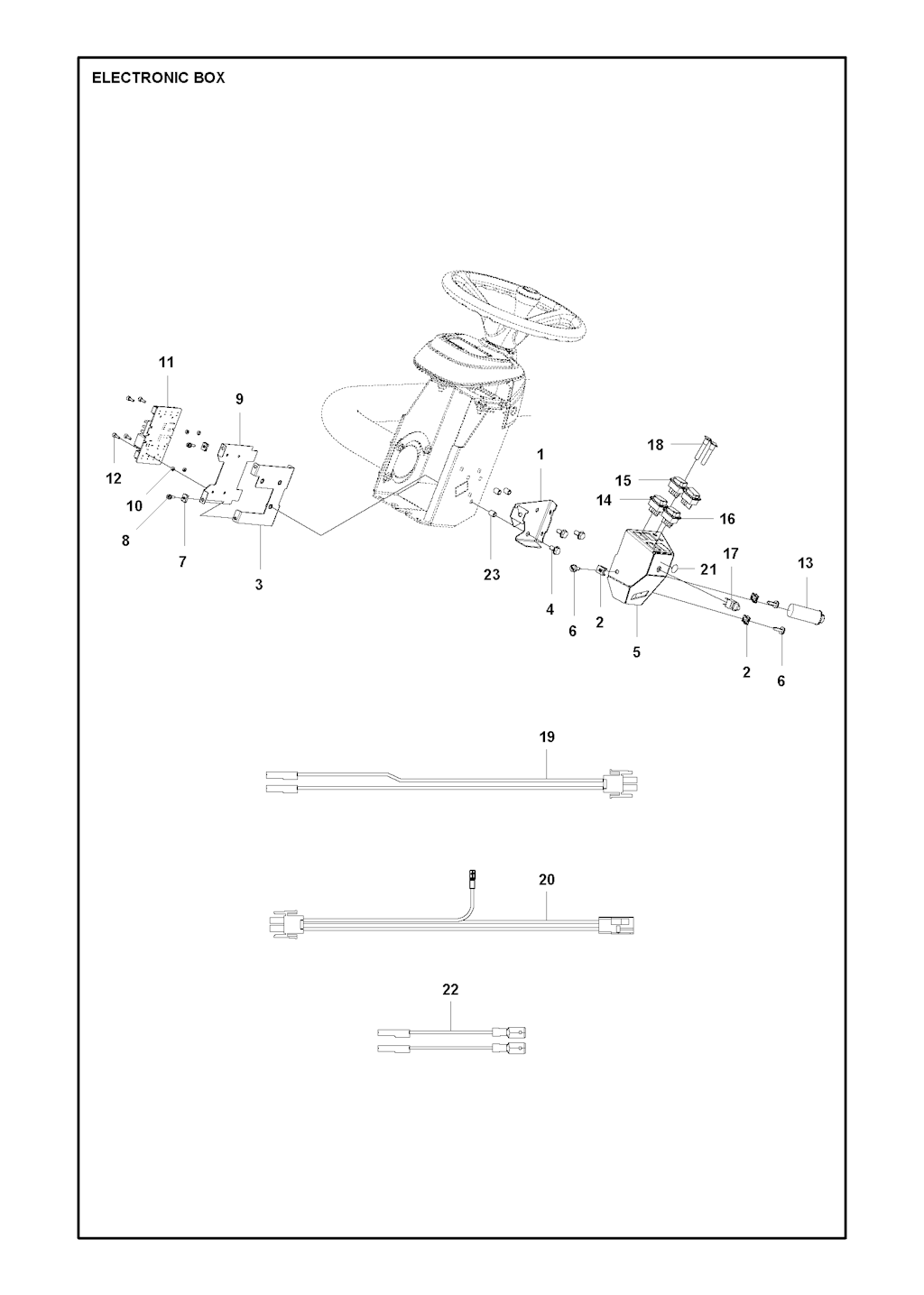 Explosionszeichnung Ersatzteile