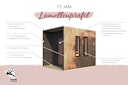 Vorschaubild Karibu Design Saunahaus Laguna mit Douglasie-Lamellenprofil - 73 mm