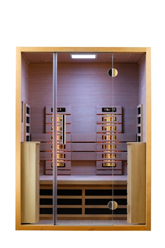 VITALhome Frontstrahler-Set für Infrarotkabinen Sunlight 120 & 140 und Moonlight 140, 2x 400 Watt