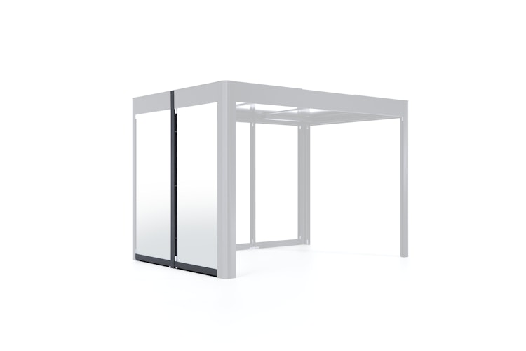 SunElements Wandelement SunCover Deluxe - 5 mm ESG satiniert