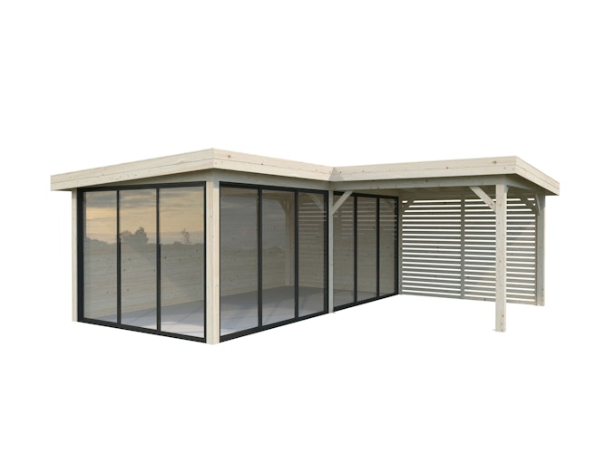 Palmako Carport/Pavillon Connect Lenna 24,9 m² Set 414 Slide