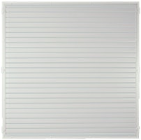 T&J LIGHTLINE Kunststoff Zaunelement 1800 x 1800 mm Weiß