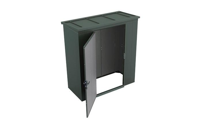 Weka Metall-Gerätehaus Gary 1-9