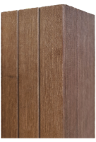 FelixWood® Sichtschutz Pfosten Bangkirai 90x90mm V-Nuten P510 - 2000 mm