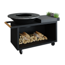 Vorschaubild OFYR Plancha Grill Island Black 100 PRO Keramik Dunkelgrau
