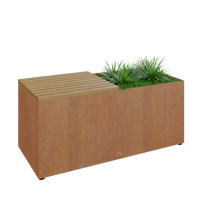 OFYR Gartenbank Herb Garden Bench Corten