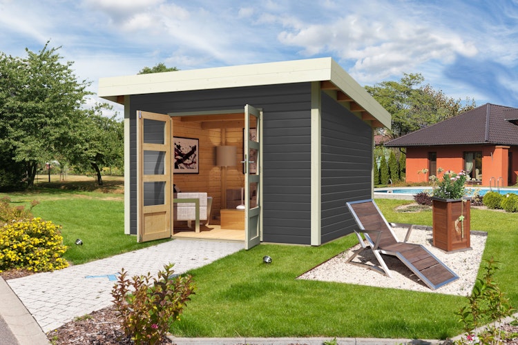 Karibu Woodfeeling Gartenhaus Northeim 4 - 38 mm