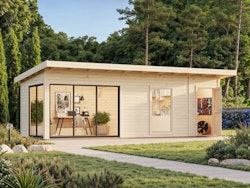 Palmako Gartenhaus Andrea 21,1 m² Slide Plus - 44 mm