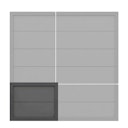 Vorschaubild TraumGarten DESIGN WPC Alu Rahmen Anthrazit/Anthrazit, 95 x 180cm