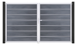 GroJa Solid Grande Premium Tor 2-flügelig 3000 x 1800 mm, Alu-Rahmen EV1Zubehörbild