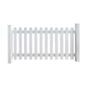 Vorschaubild GroJa  BasicLine Gartenzaun weiß, Höhe: 90cm x Breite 180cm  Element Kunststoff gerade 