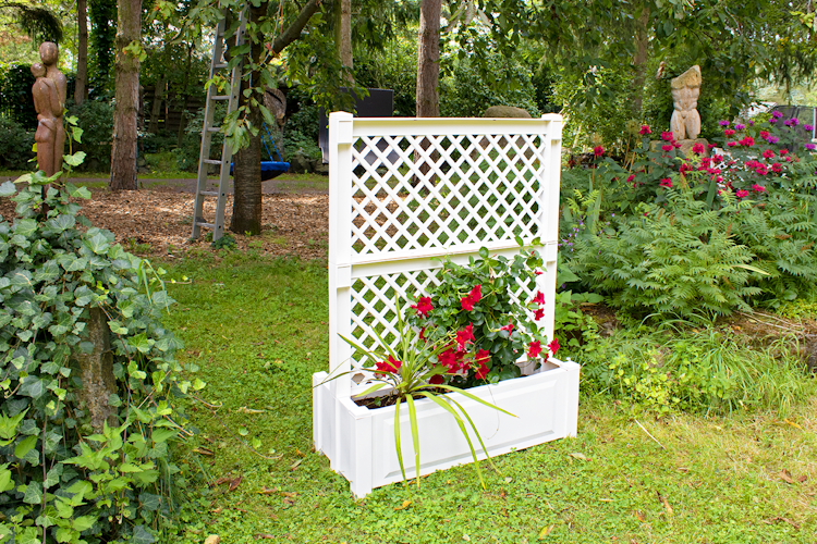 KHW Pflanzkasten groß mit Zentralspalier (2-tlg.) 100 cm