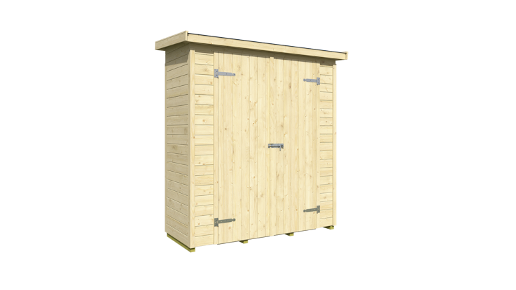 Weka Gartenhaus Mori mit Pultdach - 13 mm