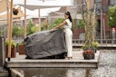 Vorschaubild Winza Outdoor Covers Premium Abdeckhaube für Tisch + 4 Stühle, 165 x 135 x 95 cm