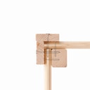 Vorschaubild Karibu Gartenhaus Qubic 2 mit Schiebetür - 19 mm