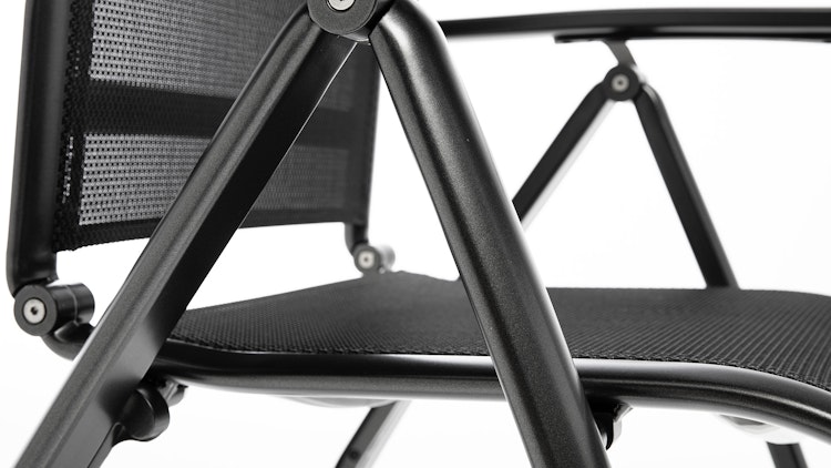 Kettler Multipositionssessel LEGATO CURVE, Aluminium Anthrazit / Outdoorgewebe Anthrazit