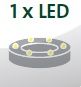 Inklusive 1 LED (Beleuchtung) Inklusive 1 LED (Beleuchtung)