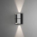 Vorschaubild Konstsmide Wandleuchte Vidar, LED 2x5W, schwarz/silber, dimmbar (425-753)