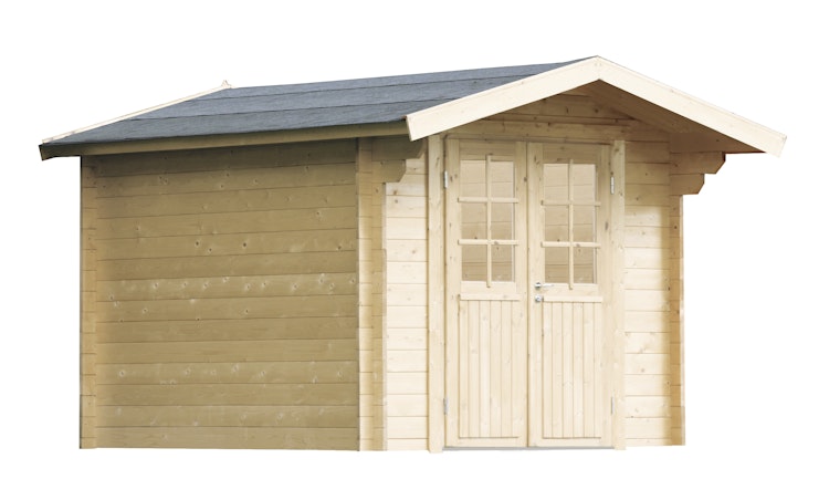 Wolff Finnhaus Blockbohlenhaus Britta 34-A/C