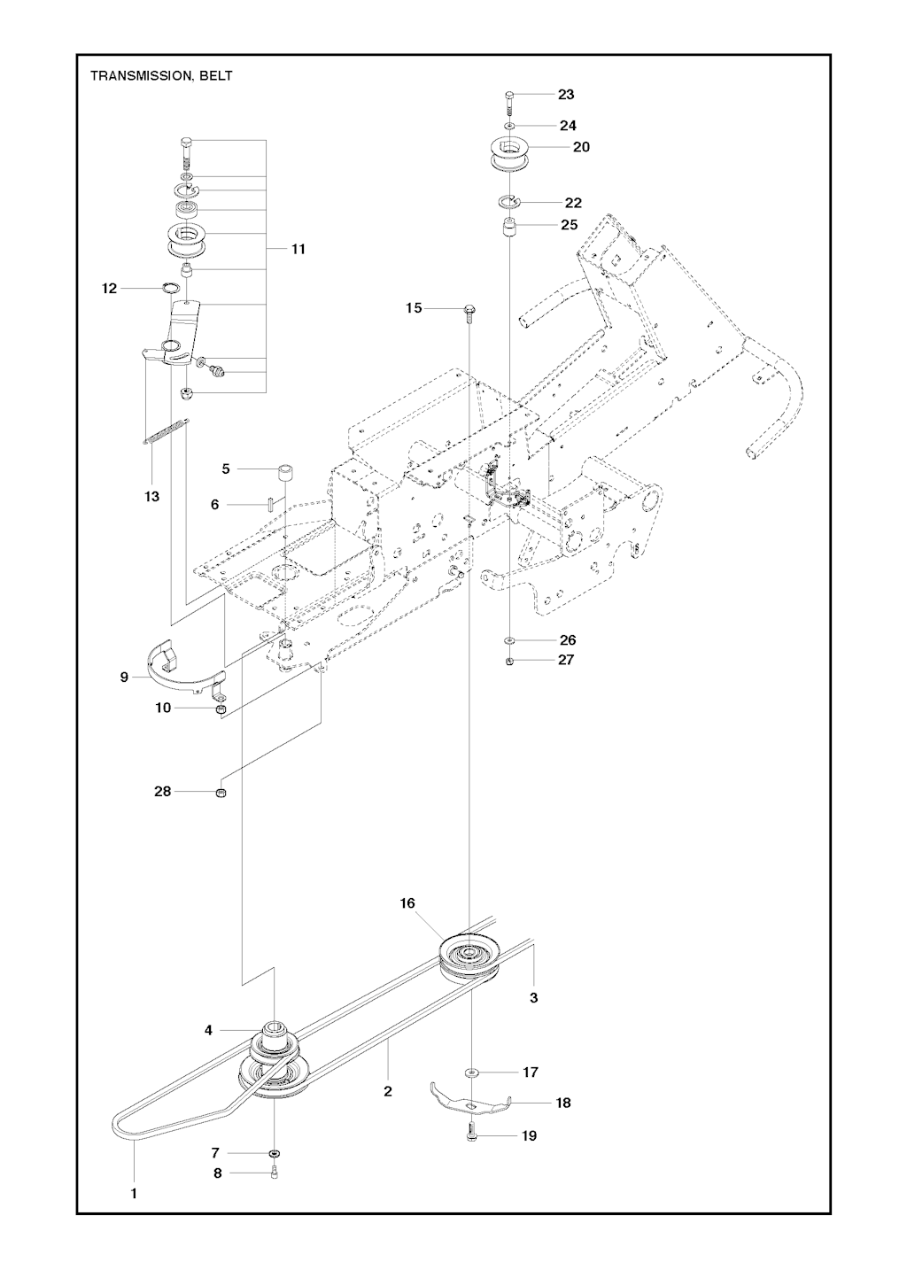 Explosionszeichnung Ersatzteile