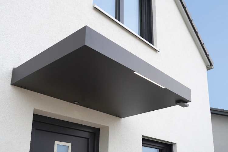 Gutta Rechteckvordach BS Plus 160 inkl. Wasserspeier (neues Modell)