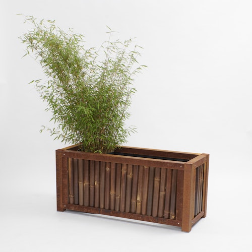 BambusBASIS Hochbeet - Profile Corten