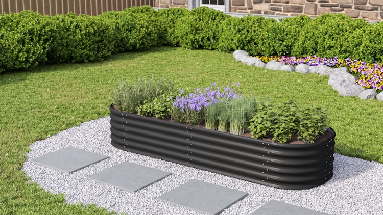 Vitavia Erweiterung "Stretched" 80 cm für Hochbeet Terra Basic Höhe 40/63 cm