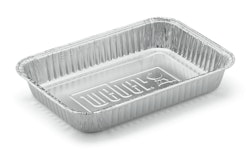 Weber Alu-Tropfschalen - klein, 10 Stück, universell einsetzbar