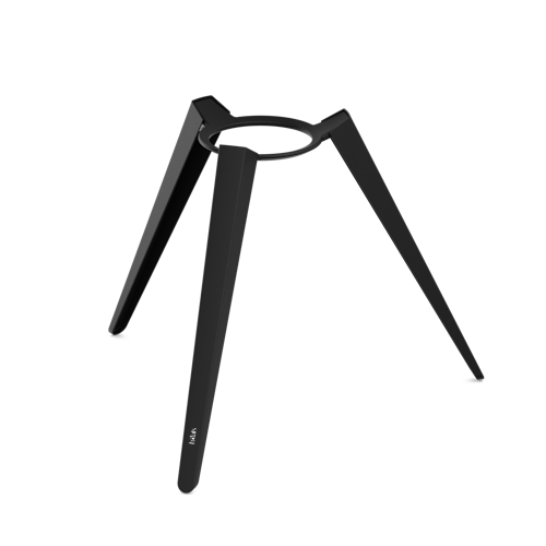 höfats MOON 45 All Black Feuerschale mit hohem Fuß