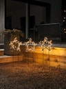 Vorschaubild Konstsmide Weihnachtsbeleuchtung  LED Metallsterne, 3er-Set, bernsteinfarben (4464-800)