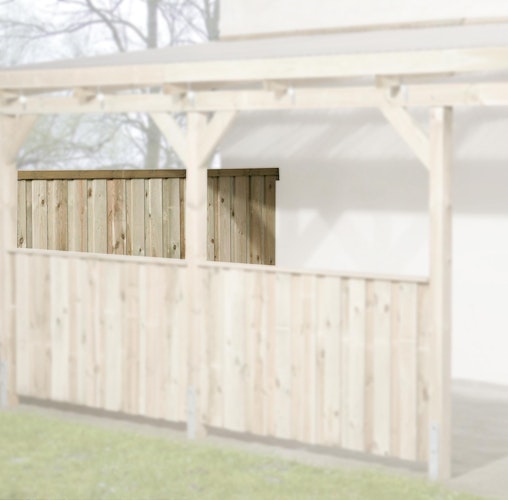 Weka hohe Seitenwand für Terrassenüberdachung 671