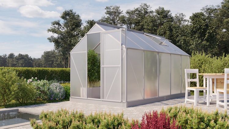 Vitavia Gewächshaus Eos 7500 inkl. 2 Dachfenster - 7,5 m²