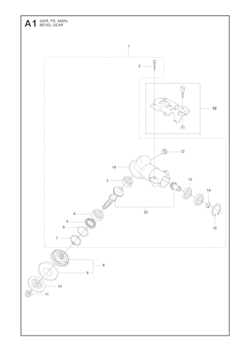 Husqvarna Motorsensen/Freischneider 965102101 343FR