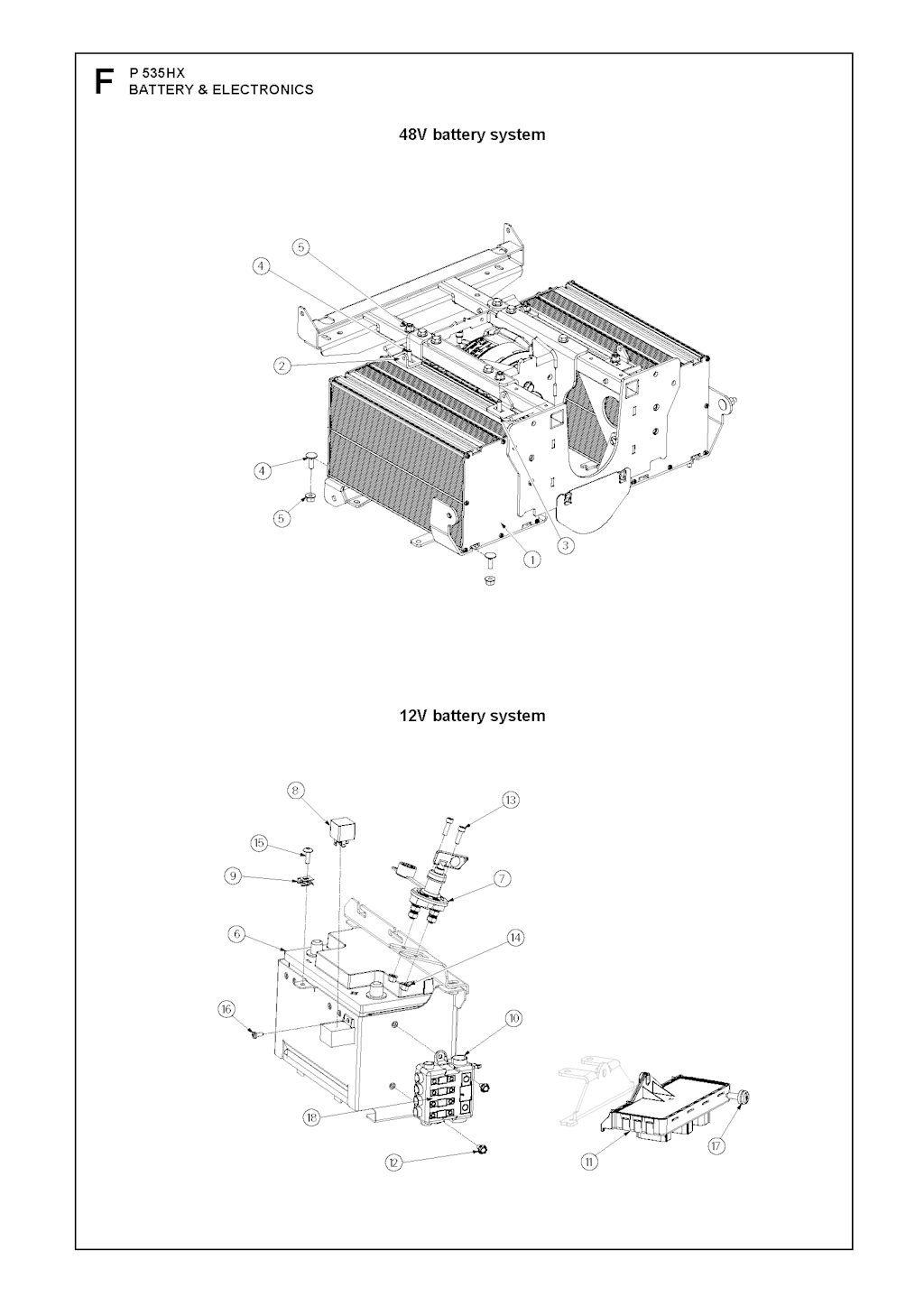 Explosionszeichnung Ersatzteile