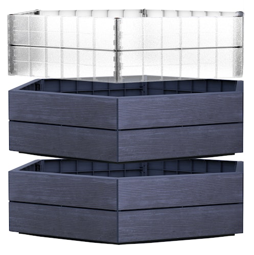 Graf ERGO QUADRO L Hochbeet Wood