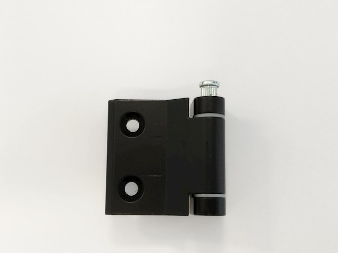KGT Ersatzteil Metallscharniere, schwarz, Stift Stahl verz. Lagerbuchse in VA 