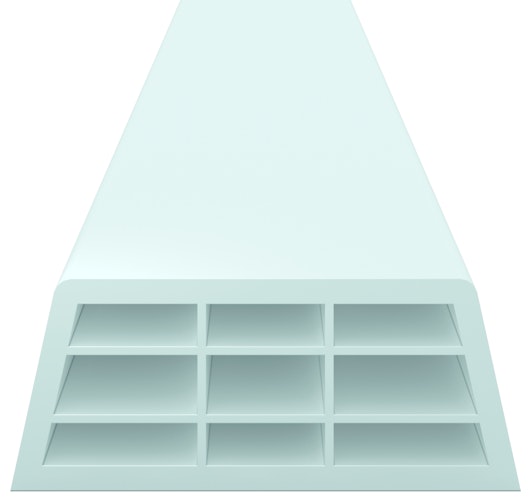 T&J LIGHTLINE Kunststoff Vorgartenzaun