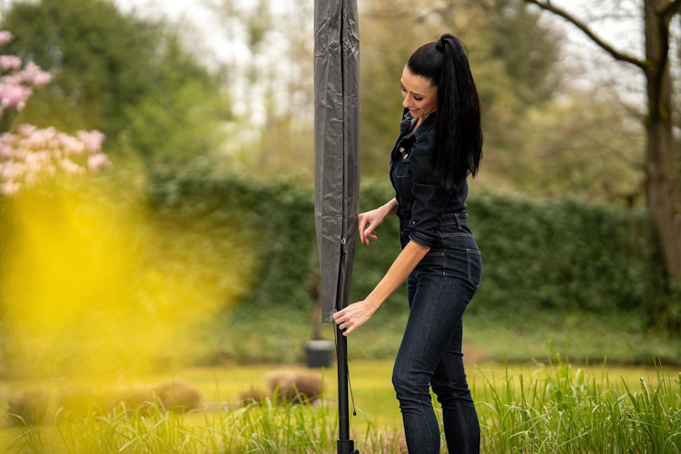 Winza Outdoor Covers Premium Schutzhülle für Marktschirm bis Ø 400 cm, 220 x 40 cm - Abverkauf