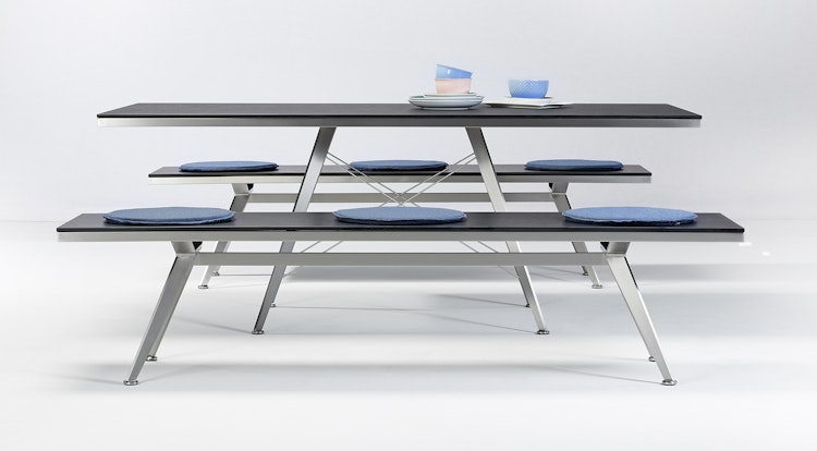 BEST Sitzkissen HORIZON Ø 40 x 2,5 cm, 100 % Polyacryl - Auslaufartikel