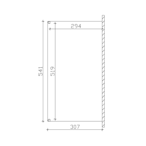 Skan Holz Aluminium Terrassenüberdachung Genua Breite 541 cm