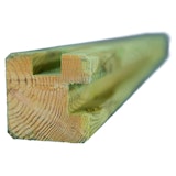 T&J TRELLEBORG Steckzaunsystem Eckpfosten 9 x 9 x 210 cmZubehörbild