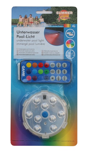 Summer Fun Unterwasserlicht 3'' mit Magnet und Fernbedienung