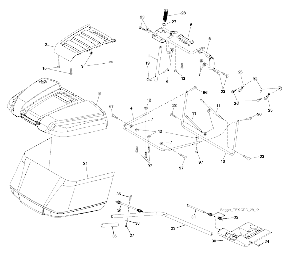 Explosionszeichnung Ersatzteile